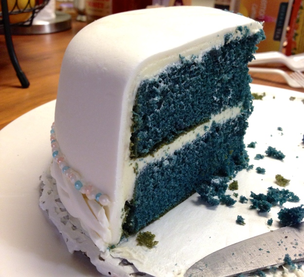 Royale Blue Velvet Cake